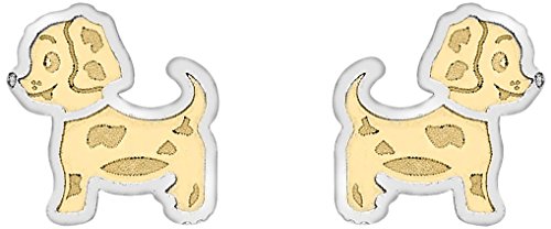 Preisvergleich Produktbild Carissima Gold Unisex-Ohrringe 9 kt (375) Weißgold