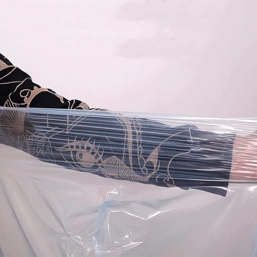 Bâche indéchirable 4x7m étanche et transparente avec œillets renforcés - 3