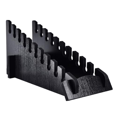Support de rangement pour carreaux en bois stable à 10 rainures de présentation