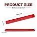 Lunwag 2 PCS Stick-On Smoked Saddlebag Reflector, Safety Spoke Red Reflective Front Lower Legs of Harley, Night Visibility Safety Reflectors for Cars, Trailer, Motorcycle, Trucks, Boat, Bicycle