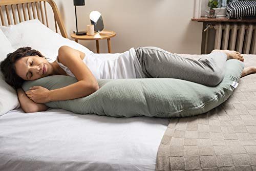 Doomoo Basics – Comfy Big Cover Tetra Stillkissenbezug 190 cm – Stillkissenbezug für das Größte Unserer Stillkissen – Verleihen Sie Ihrem Multifunktionskissen Einen Neuen Look Mit Natürlichen Farben