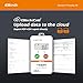 Elitech 4G Reusable Real-time Temperature Data Logger Light/Shock/Location, Built-in SIM Card, Shadow Data, Airplane Mode, Cloud Data Storage, SMS/Email/APP/Web Alarm, 100000 Points, Loget260-T
