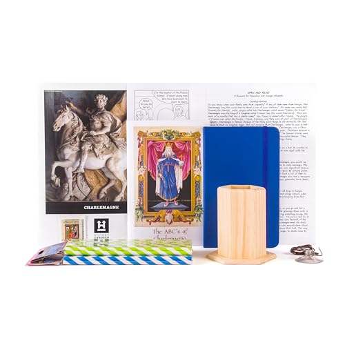 History Activity Kit ‘Charlemagne Unboxed’ Educational Kit, History Arts & Crafts Educator's Kit, Learning Resources for Classroom & Homeschool Curriculum. Hands-on Unit Study Middle Ages History.