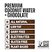 Once Upon a Coconut Premium Chocolate Coconut Water - Low Calorie All-Natural Drink with Electrolytes - Non-GMO - Gluten-Free - 10.8 Fl Oz (Pack of 12)