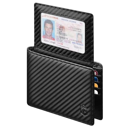 Zitahli Wallet for Men 12 Card Holder Slim Rfid Leather 2 ID Window Wallets With Gift Box Men's Accessories