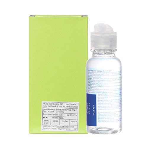 Biotrue Contact Lens Solution, Multi-Purpose Solution For Soft Contact Lenses, Lens Case Included, 2 Fl Oz (Pack Of 4) #TOP1