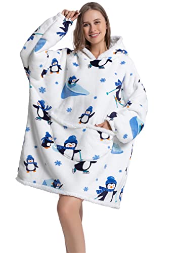 Couverture à capuche mixte originale à offrir pour un hiver chaleureux