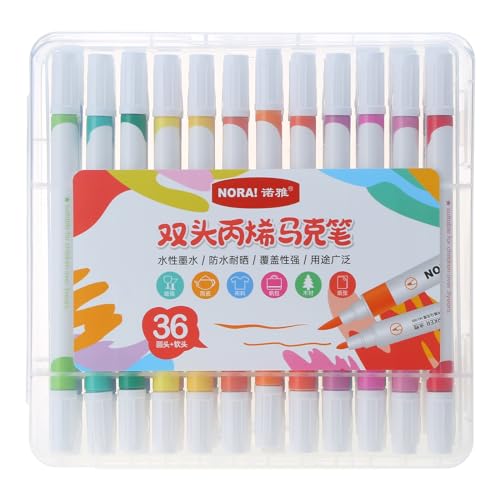 Rotuladores de pintura para pintura de cerámica y madera para álbumes de recortes, letras con pincel y tarjetas, letras con pincel