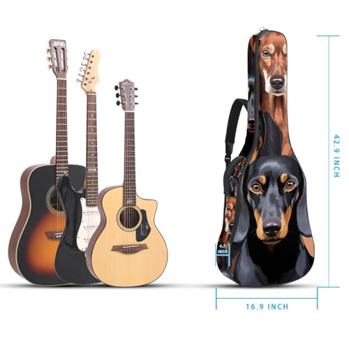 Sac pour guitare acoustique imperméable grand format teckel - 5