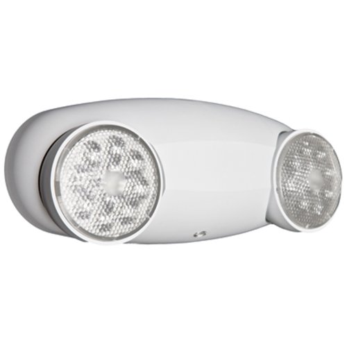 Lithonia Lighting ELM2 LED HO M12 Quantum 2-Light White LED Emergency Fixture Unit High-output ni-cad battery