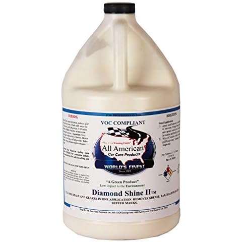 All American Car Care Products Diamond Shine II - Premium All In One Clean, Seal, Glaze and Protecting Automotive Wax (1Gallon) Cover