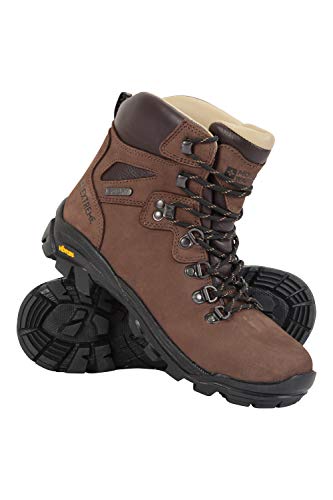 Mountain Warehouse Odyssey Waterproof Extreme Womens Vibram Boot Brown Womens Shoe Size 9.5