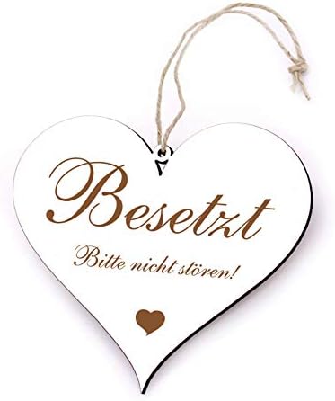 Acryl Schild 'Ich Liebe Dich' Mit Rotem Herz - Romantische Geschenkidee