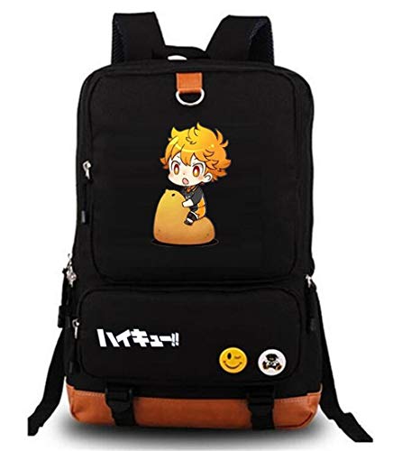 YOYOSHome Anime Haikyuu Cosplay Backpack Rucksack Bookbag Daypack Laptop School Bag
