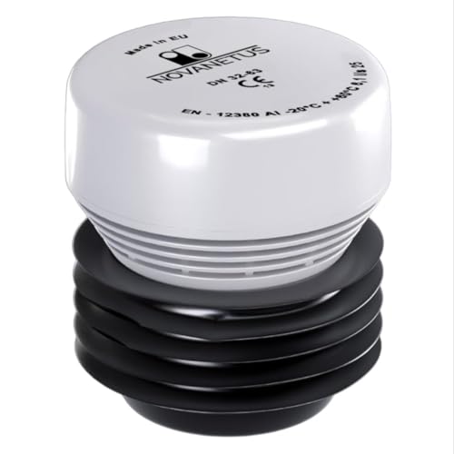 Novanetus HypAir Balance Aérateur de Tuyau DN 32-63 Valve d'aération pour installations sanitaires