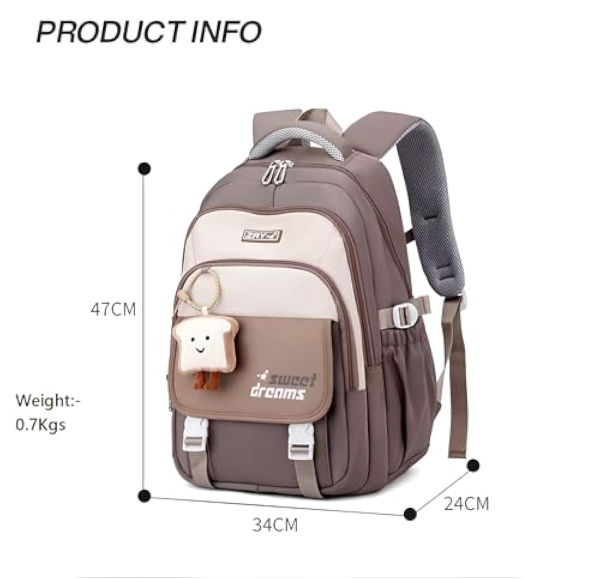 Schoolbag School Backpack, Picnic Bag for Kids