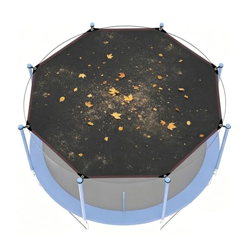 Cubierta para cama elástica con protección UV y toldo resistente octogonal para jardín