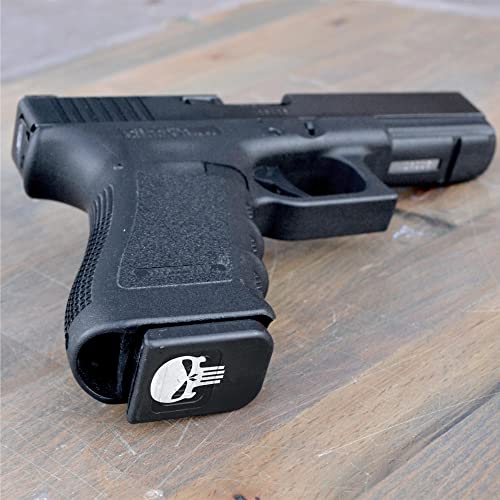 Gunskins Pistol Mag Skins - 6 Pack - Premium Vinyl Decals - Easy To Install - 100% Waterproof Non-Reflective Matte Finish - Made In Usa - Gs Skull #TOP4