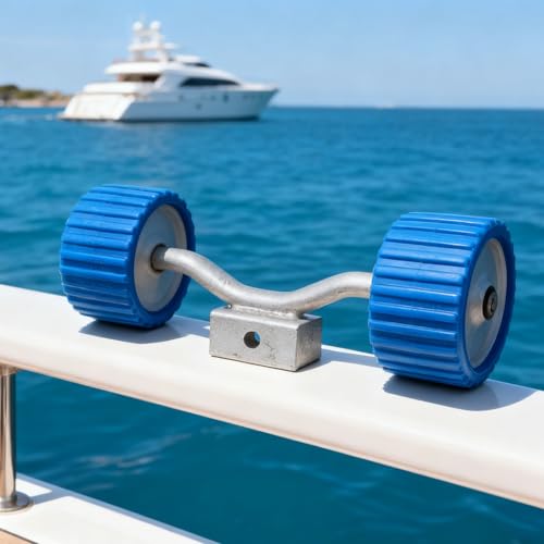 Rouleau de quille pour remorque de bateau avec support en acier