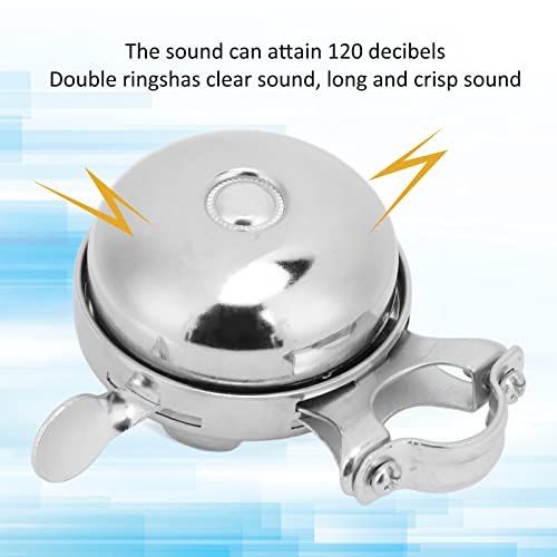 Relógio de bicicleta clássico, aparência retrô, som alto e claro, relógio de controle de mountain bi