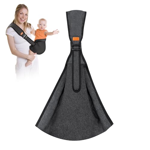 Fular Portabebe, Mochila Portabebes Ajustable, Mochila Porteo Bebe para Bebés de 5 a 36 Meses, Mochila Bebe Portabebes All Seasons de Hasta 20 kg