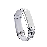 I-SMILE Newest Replacement Wristband With Secure Clasps for Fitbit Alta Only(No tracker, Replacement Bands Only) (musical note)