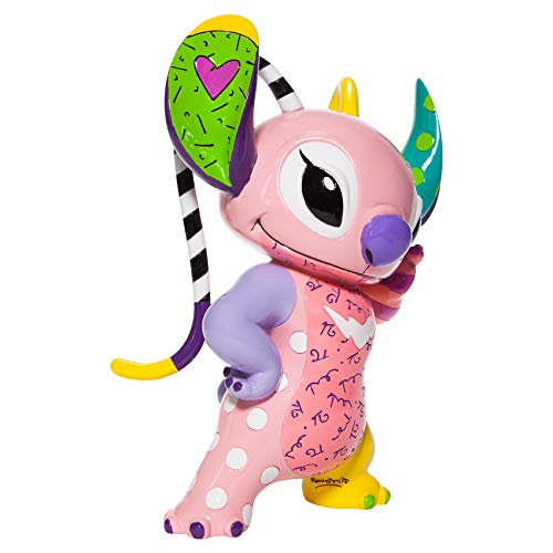 Enesco Disney by Romero Britto Lilo and Stitch The Series Angel Figurine, 7.7 Inch, Multicolor