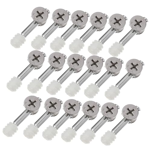 Raccords à came excentrique VALICLUD 50 pièces avec boulon et écrou pour meuble