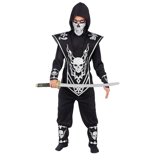 Disfraz Fun World Skull Lord Ninja Plata miniatura 1