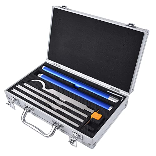 Juego de herramientas para tornear madera con mango de aluminio