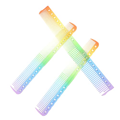 DRESSOOS 3pezzi Pettine Per Capelli Da Parrucchiere Pettine Denti Per Capelli Ricci o Lisci Professionale Per Styling Da Salone Accessorio Per Taglio