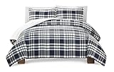 UGG 32549 Leonora Full-Queen 3-Piece Comforter Set Soft Luxury Bedding Comforter and Two Pillow Shams Cozy Comfortable Reversible Machine Washable Hotel Style Bedding Set, Full/Queen, Ocean Plaid