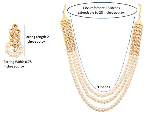 Image of Touchstone Indian Colorful Delicate Desire Traditional Exclusive Designer Jewellery Pendant Sets for Women