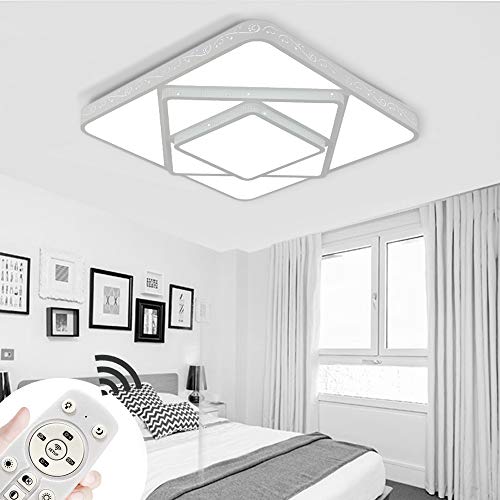 Preisvergleich Produktbild COOSNUG 90W LED Deckenleuchte Dimmbar Deckenlampe Wohnzimmer Schlafzimmer Küche Panel Leuchte (3000-6500K) [Energieklasse A++]