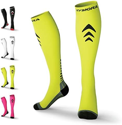 Rymora Compression Socks for Men and Women (Cushioned, Graduated Compression, Seamless)