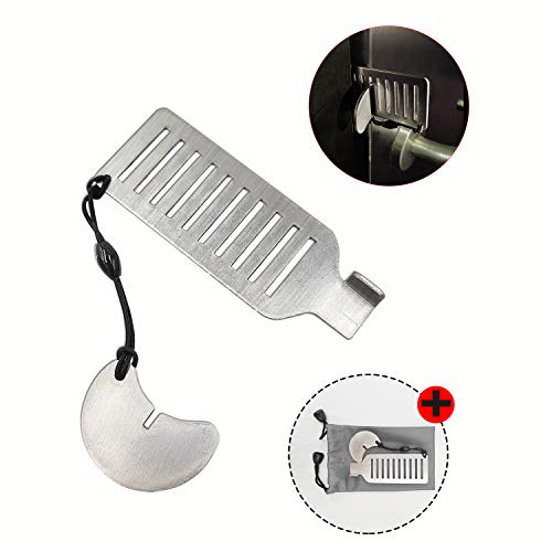 Portable Door Lock for Travel - Anti-Theft Door Solid Heavy Duty Device