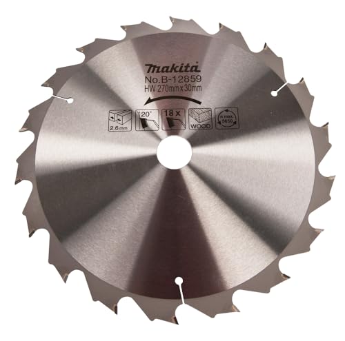 Lame de scie circulaire 270 mm Makita pour travaux de charpente et gros œuvre bois