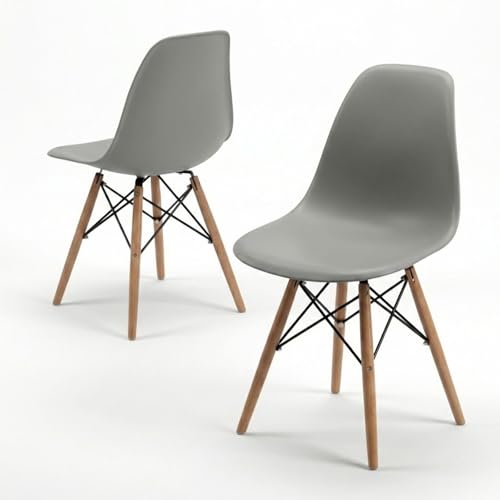 DASCK Pack 2 Sillas de Comedor Nórdicas