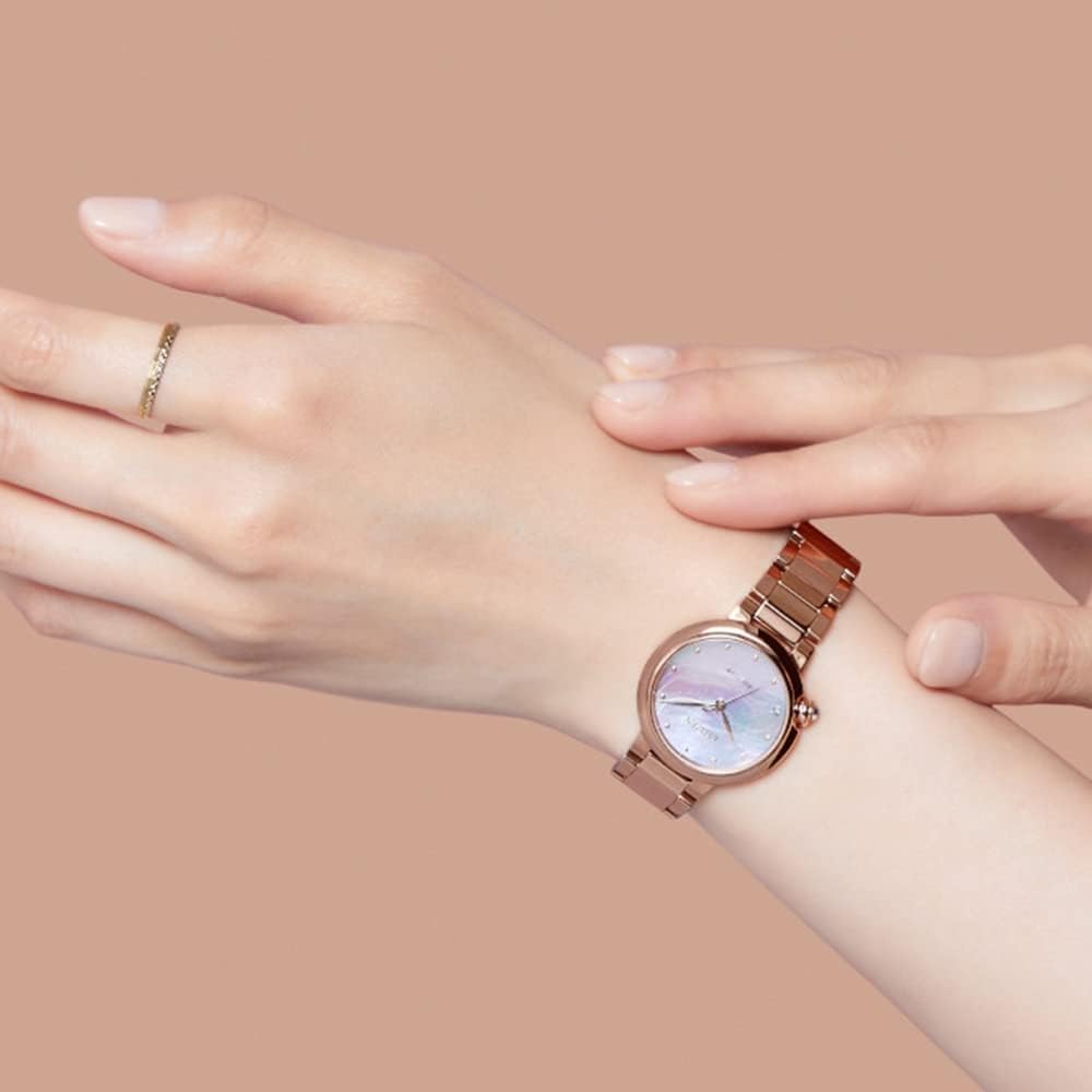 Citizen Orologio Analogo Eco-Drive Donne con Cinturino in Acciaio Inossidabile EM0912-84Y