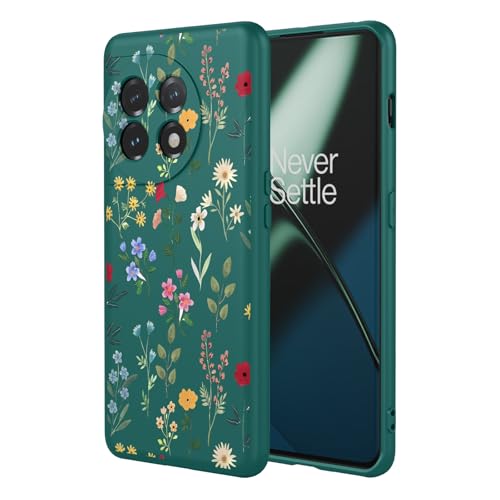 OEURVQO Oneplus 11 1+ 11�p �ԕ��X�}�z�P�[�X �\�t�g�^�b�` ���L�b�h�V���R�� �ӂ�ӂ헠�n ���C�����X�[�d�Ή��ی�J�o�[ Oneplus 11�p�A���b�V���O���[��