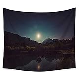 ♥ Uso: ideal para colgar en la pared, decoración de dormitorio, manta de playa, manta de picnic, toldo para el porche, mantel, ropa de cama, funda de sofá o como regalo para cualquier ocasión.