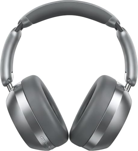 Image of Wentronic Y04 Wireless Over-Ear Headphones, Active Noise Cancelling, Grey