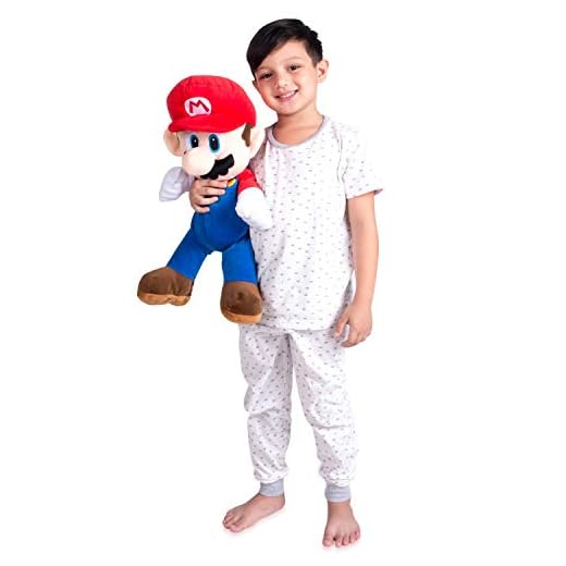 Super Mario Kids Bedding Super Soft Plush Cuddle Pillow Buddy, One Size, By Franco