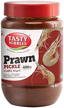 Tasty Nibbles Prawn Pickle 400g in Pet Jar | Chemeen Pickle | Jheenga Achar | Eral Pickle |Kerala Style|Non Veg Pickle|Achaar|Hot and Spicy