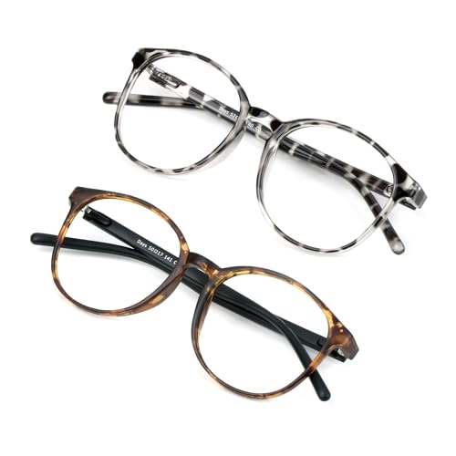 Image of VisionGlobal Blue Light Blocking Glasses, Lightweight Oval Frame, Computer Glasses for Gaming, Office, TV