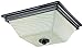 Wilkes Two Light Indoor Flush Ceiling Fixture44; Gun Metal