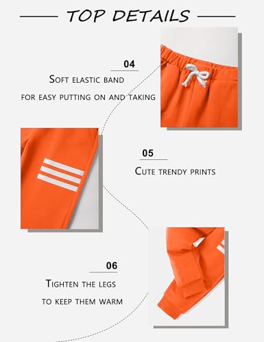 Image of Toddler Boy Clothes Long Sleeve Hoodie Sweatsuits Tops and Pants 2Pcs Boys Fall Winter Outfits Set