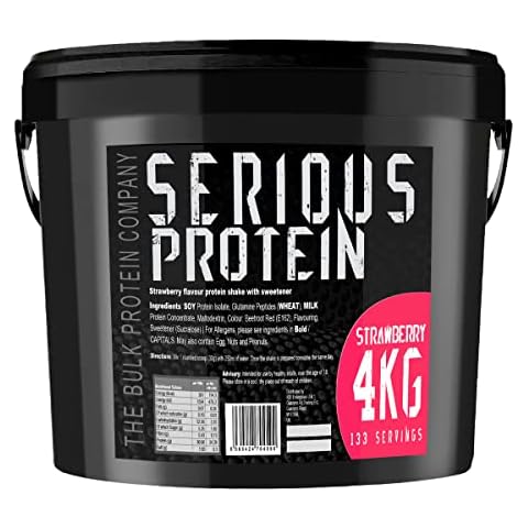 Serious Protein Powder 4kg for Muscle Growth Cover