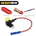 Nilight 10 Pack Micro 2 Fuse TAP 12V Car Add a Circuit ATR Blade Adapter with 20A II Fuses Holder Add On Dual Circuits Adapters for Cars Trucks Boats (50058R),Blue, Red, Black, Yellow