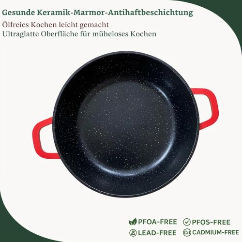GOLDMANN Kochtopf 32 cm, 10 L, Antihaft, Induktion & Deckel – Ansicht 4